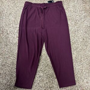 Torrid Burgundy Tie Front PNTE PPR Bag Pants - Women's Size 2X (18-20) - 1790